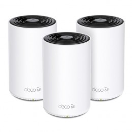 TP-Link Deco XE75 Trīs diapazoni (2,4 GHz   5 GHz   6 GHz) Wi-Fi 6E (802.11ax) Balts 3 Iekšējs