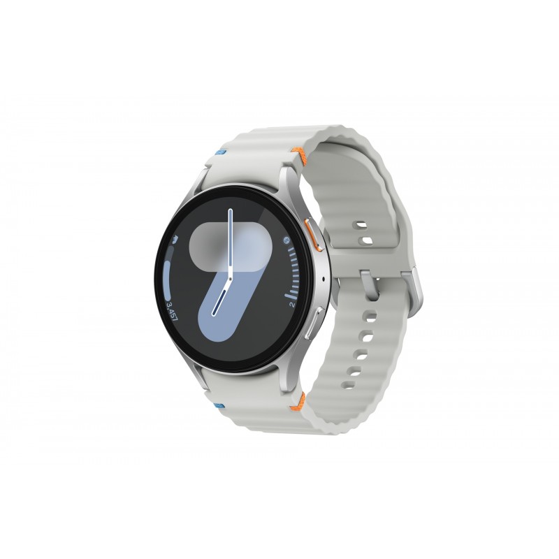 Samsung Galaxy Watch7 3,81 cm (1.5") AMOLED 44 mm Цифровой 480 x 480 пикселей Сенсорный экран Серебристый Wi-Fi GPS