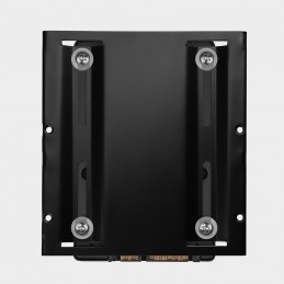 Axagon RHD-125B Halterahmen für 1x 2.5\" im 3.5\" Slot - schwarz Melns Metāls