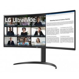 LG 34WR55QK-B монитор для ПК 86,4 cm (34") 3440 x 1440 пикселей Wide Quad HD Черный