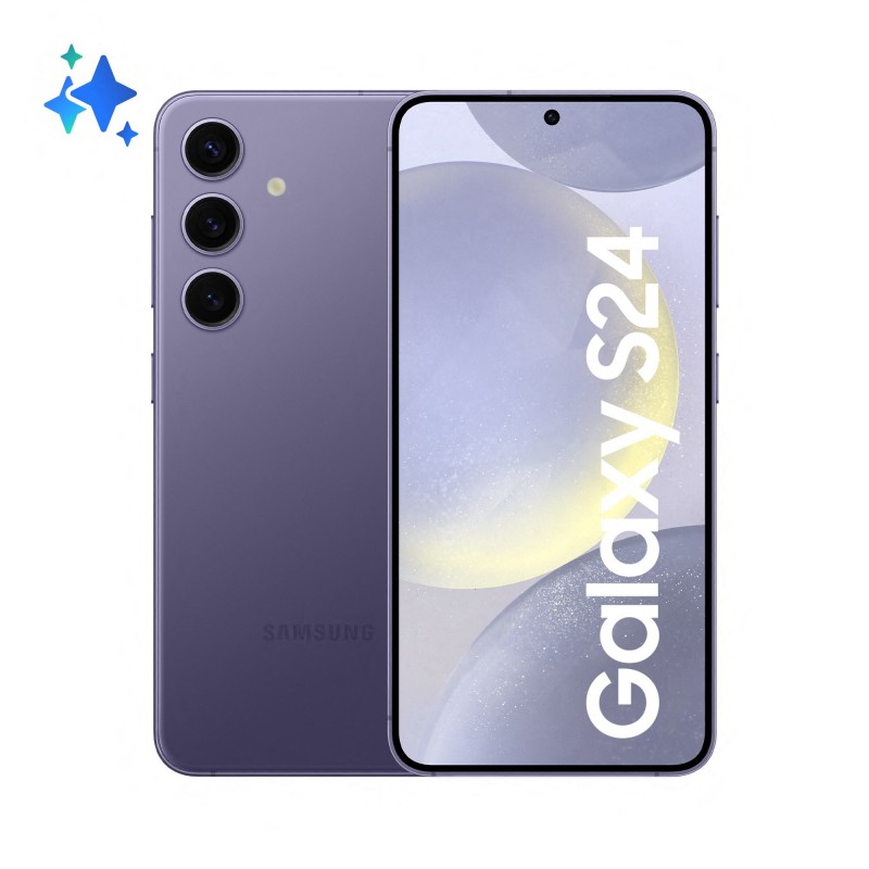 Samsung Galaxy S24 15,8 cm (6.2") Divas SIM kartes 5G USB Veids-C 8 GB 256 GB 4000 mAh Violets Samsung Galaxy S24 15,8 cm (6.2") Divas SIM kartes 5G USB Veids-C 8 GB 256 GB 4000 mAh Violets