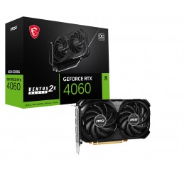 MSI VENTUS GEFORCE RTX 4060 2X BLACK 8G OC video karte NVIDIA 8 GB GDDR6