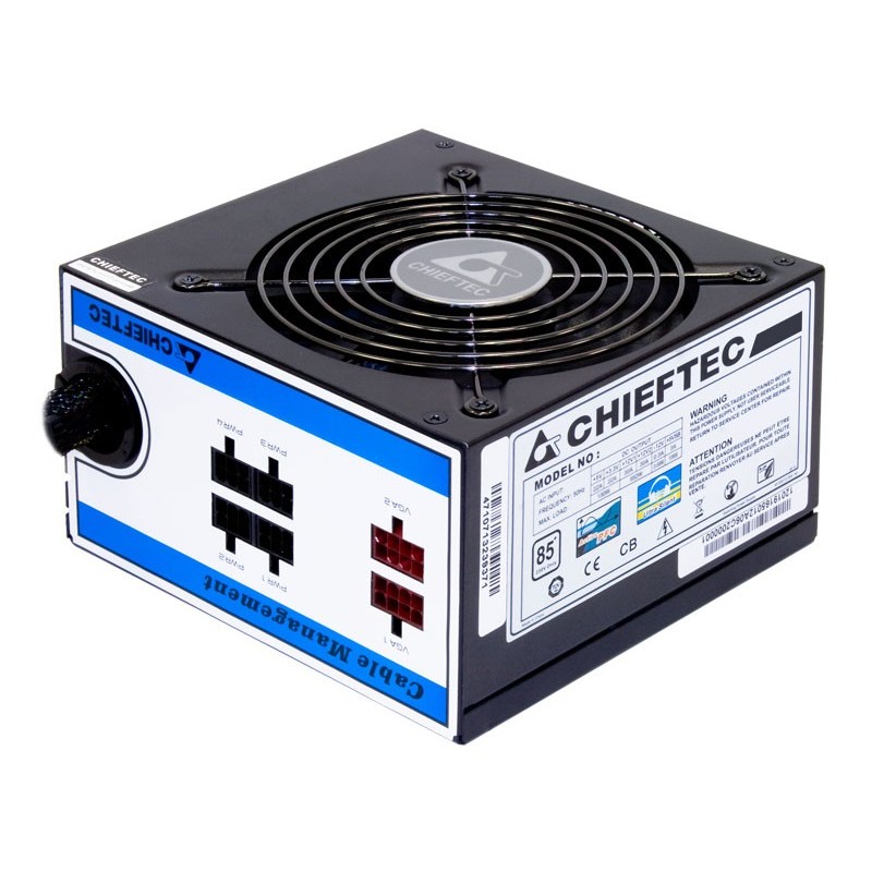 Chieftec CTG-750C barošanas avotu vienība 750 W 24-pin ATX ATX Melns