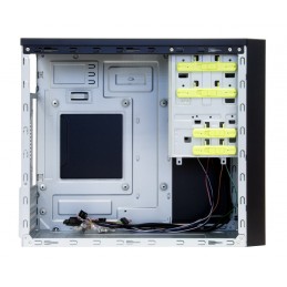 Chieftec HT-01B-OP datoru korpuss & statnis Mini Tower Melns