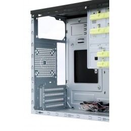 Chieftec HT-01B-OP datoru korpuss & statnis Mini Tower Melns