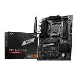 MSI PRO B650-S WIFI mātes plate AMD B650 AM5 pieslēgvieta ATX