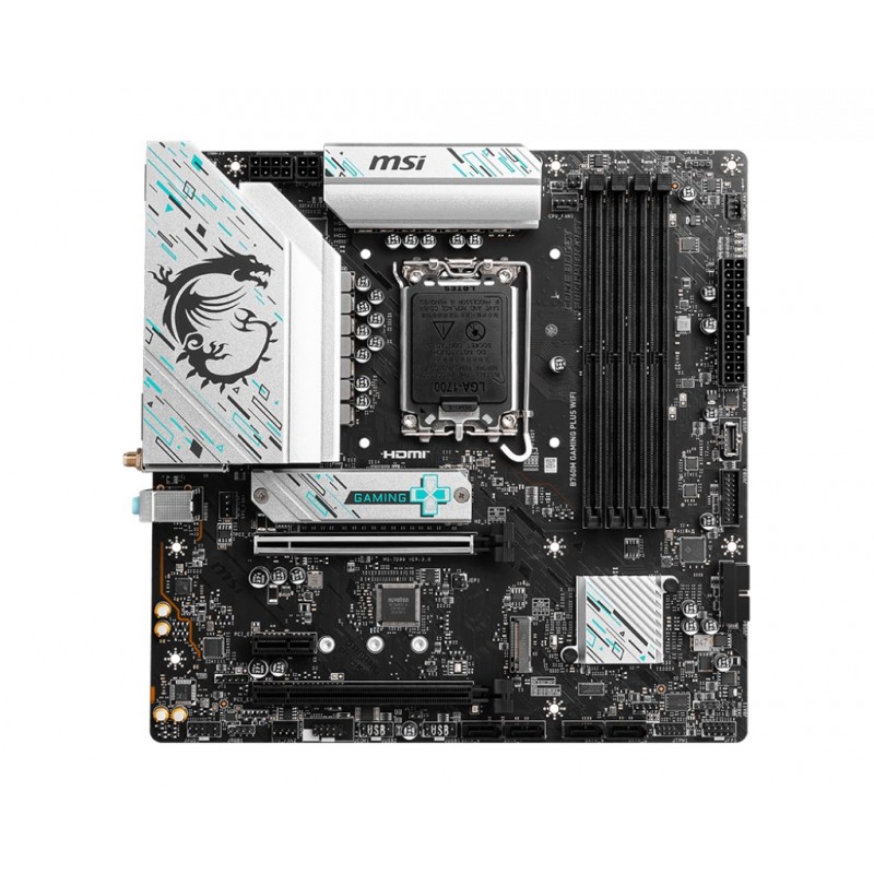 MSI B760M GAMING PLUS WIFI материнская плата Intel B760 LGA 1700 Микро ATX