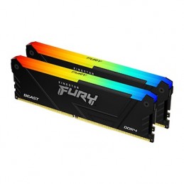 Kingston Technology FURY Beast RGB atmiņas modulis 64 GB 2 x 32 GB DDR4