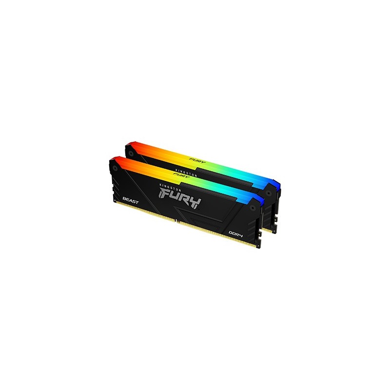 Kingston Technology FURY Beast RGB atmiņas modulis 64 GB 2 x 32 GB DDR4 Kingston Technology FURY Beast RGB atmiņas modulis 64 GB 2 x 32 GB DDR4