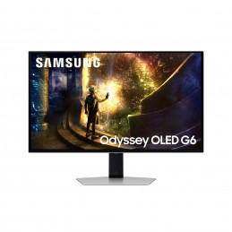 Samsung S27DG610SU monitori 68,6 cm (27") 2560 x 1440 pikseļi Quad HD OLED Sudrabs