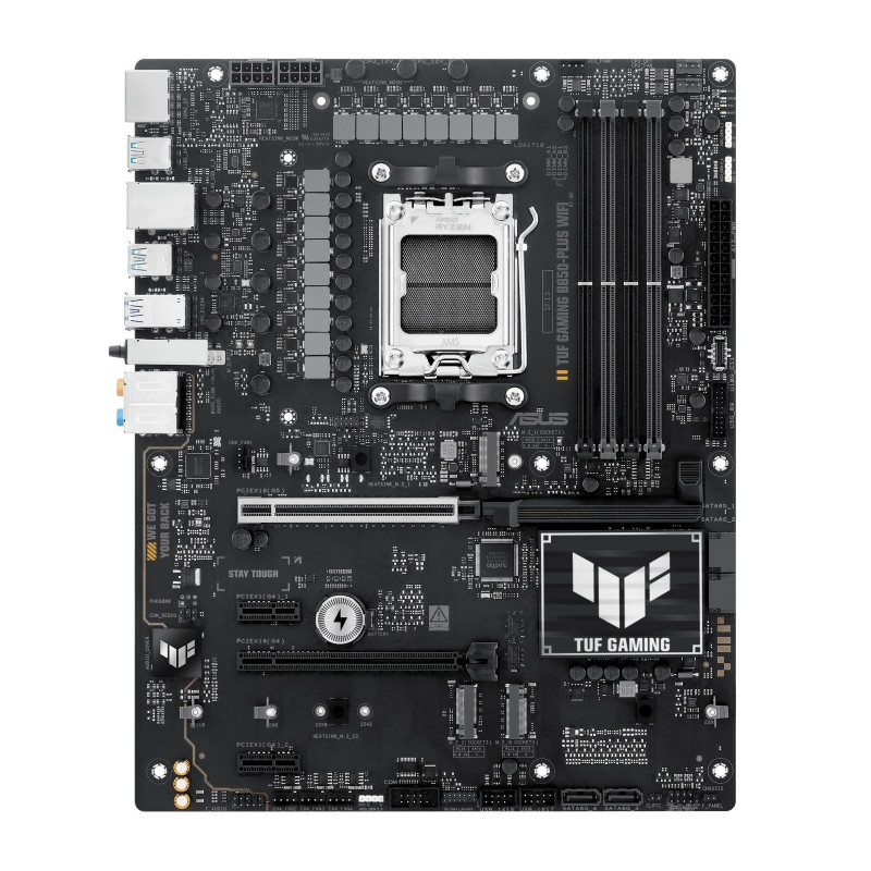 ASUS TUF GAMING B850-PLUS WIFI AMD B850 AM5 pieslēgvieta ATX ASUS TUF GAMING B850-PLUS WIFI AMD B850 AM5 pieslēgvieta ATX
