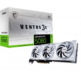 MSI VENTUS GEFORCE RTX 5080 16G 3X OC WHITE видеокарта NVIDIA 16 GB GDDR7