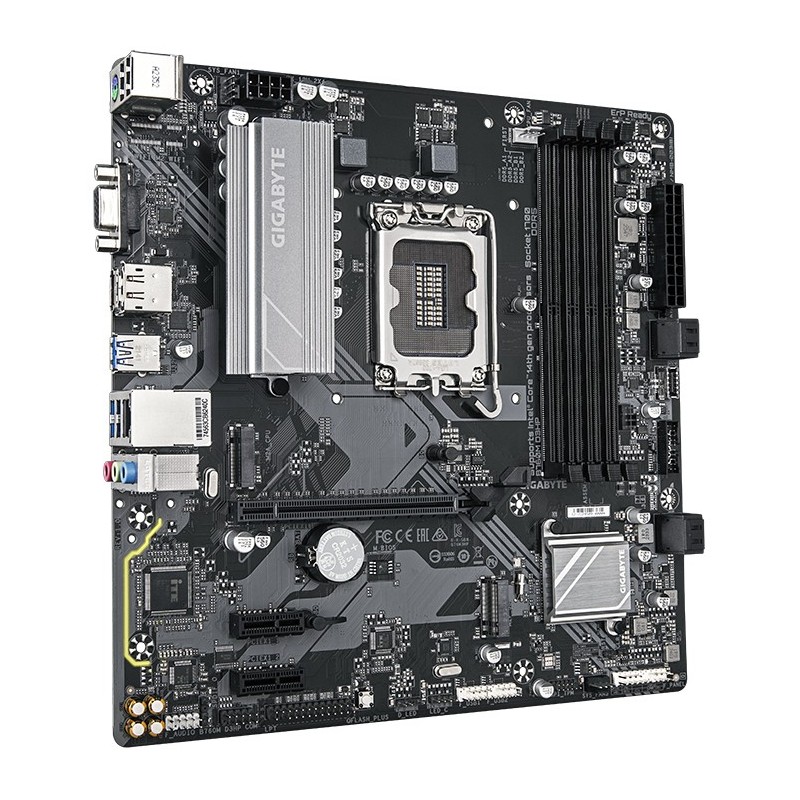 GIGABYTE B760M D3HP mātes plate Intel B760 Express LGA 1700 mikro ATX