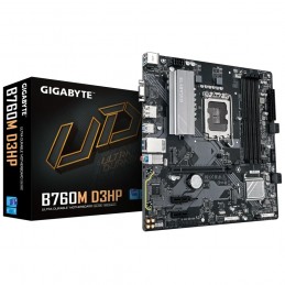 GIGABYTE B760M D3HP mātes plate Intel B760 Express LGA 1700 mikro ATX