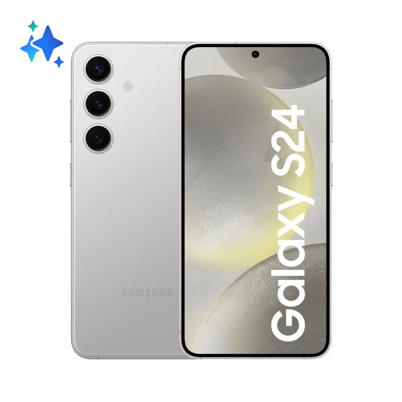 Samsung Galaxy S24 15,8 cm (6.2") Divas SIM kartes 5G USB Veids-C 8 GB 256 GB 4000 mAh Pelēks, Marmora krāsa Samsung Galaxy S24 15,8 cm (6.2") Divas SIM kartes 5G USB Veids-C 8 GB 256 GB 4000 mAh Pelēks, Marmora krāsa