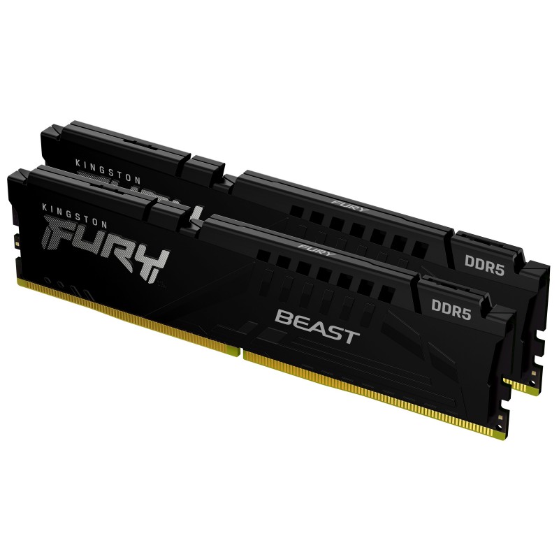 Kingston Technology FURY Beast atmiņas modulis 32 GB 2 x 16 GB DDR5 2800 MHz Kingston Technology FURY Beast atmiņas modulis 32 GB 2 x 16 GB DDR5 2800 MHz