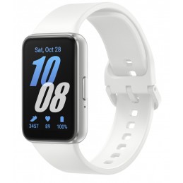 Samsung Galaxy Fit3 4,06 cm (1.6") AMOLED 40 mm Digitāls 256 x 402 pikseļi Skārienjūtīgais ekrāns Sudrabs