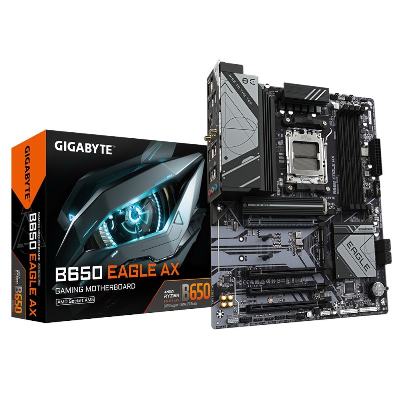 GIGABYTE B650 EAGLE AX материнская плата AMD B650 Socket AM5 ATX GIGABYTE B650 EAGLE AX материнская плата AMD B650 Socket AM5 ATX