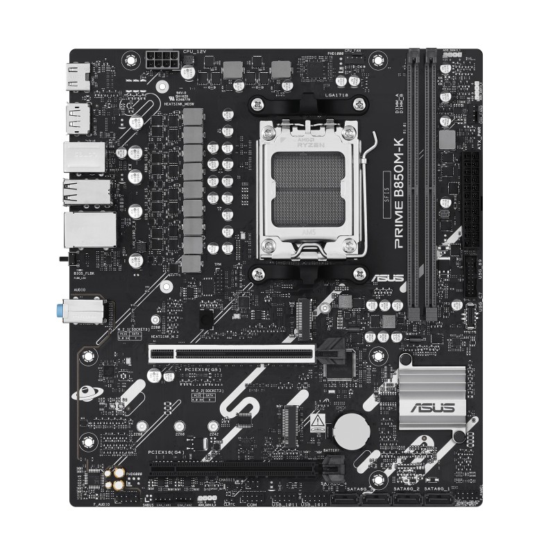 ASUS PRIME B850M-K AMD B850 Socket AM5 Микро ATX ASUS PRIME B850M-K AMD B850 Socket AM5 Микро ATX