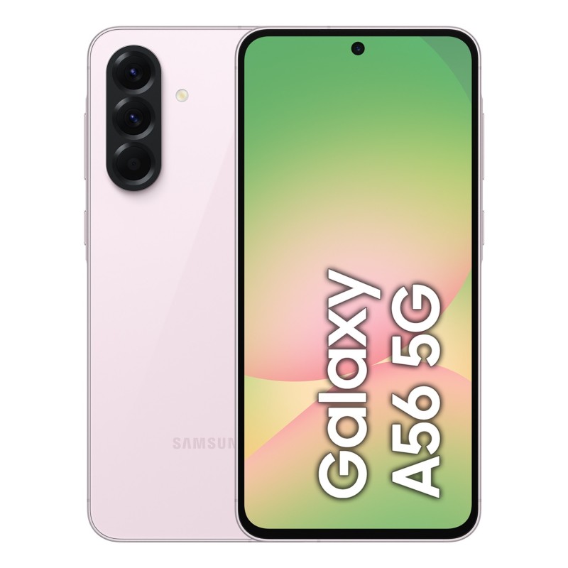 Samsung Galaxy A56 17 cm (6.7") Divas SIM kartes Android 15 5G USB Veids-C 8 GB 128 GB 5000 mAh Rozā Samsung Galaxy A56 17 cm (6.7") Divas SIM kartes Android 15 5G USB Veids-C 8 GB 128 GB 5000 mAh Rozā
