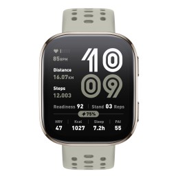 Amazfit Bip 6 Stone 5 cm (1.97") AMOLED Digitāls 390 x 450 pikseļi Skārienjūtīgais ekrāns Zelts GPS
