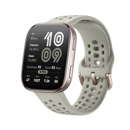 Amazfit Bip 6 Stone 5 cm (1.97") AMOLED Digitāls 390 x 450 pikseļi Skārienjūtīgais ekrāns Zelts GPS