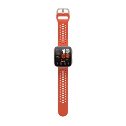 Amazfit Bip 6 Red 5 cm (1.97") AMOLED Digitāls 390 x 450 pikseļi Skārienjūtīgais ekrāns Zelts GPS