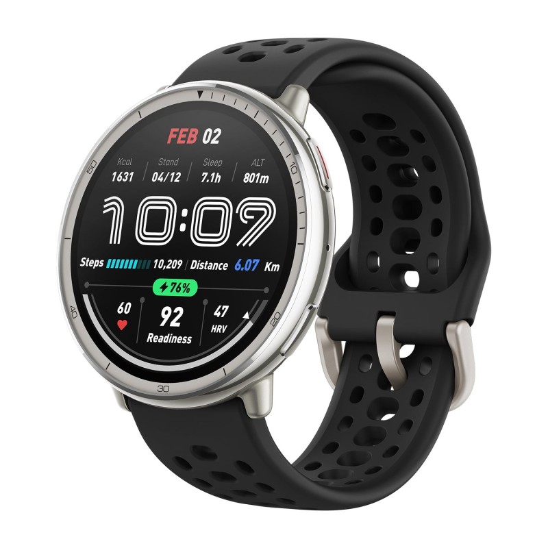 Amazfit Active 2 3,35 cm (1.32") AMOLED Цифровой 466 x 466 пикселей Сенсорный экран Серебристый GPS (спутниковый) Amazfit Active 2 3,35 cm (1.32") AMOLED Цифровой 466 x 466 пикселей Сенсорный экран Серебристый GPS (спутниковый)