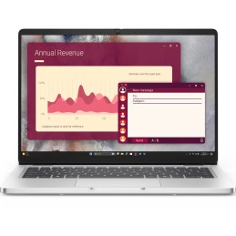 DELL Pro PC14250 Intel Core 3 100U Ноутбук 35,6 cm (14") Full HD+ 8 GB DDR5-SDRAM 512 GB Твердотельный накопитель (SSD) Wi-Fi