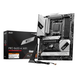 MSI PRO B650-A WIFI mātes plate AMD B650 AM5 pieslēgvieta ATX