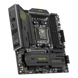 MSI MAG B850M MORTAR WIFI mātes plate AMD B850 AM5 pieslēgvieta mikro ATX