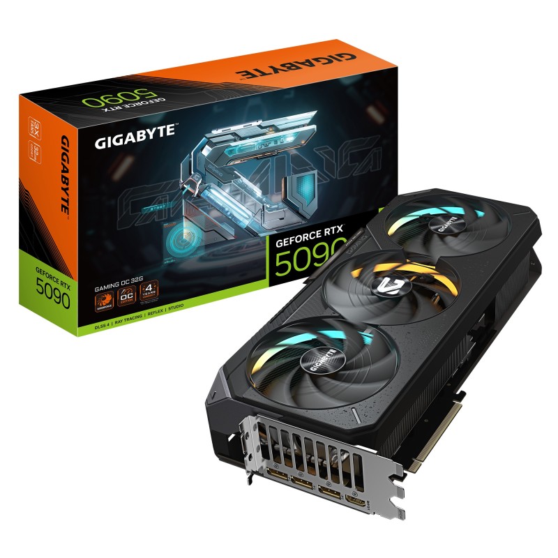 GIGABYTE GeForce RTX 5090 GAMING OC 32G NVIDIA 32 GB GDDR7 GIGABYTE GeForce RTX 5090 GAMING OC 32G NVIDIA 32 GB GDDR7