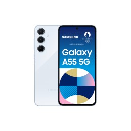 Samsung Galaxy A55 5G 16,8 cm (6.6") Гибридный слот для двух SIM-карт Android 14 USB Type-C 8 GB 128 GB 5000 mAh Синий