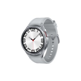 Samsung Galaxy Watch6 Classic SM-R965F 3,81 cm (1.5") OLED 47 mm Digitāls 480 x 480 pikseļi Skārienjūtīgais ekrāns 4G Sudrabs