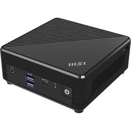 MSI Cubi N ADL S-078EU Intel® N N100 4 GB DDR4-SDRAM 128 GB SSD Windows 11 Pro Mini PC Melns