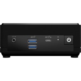 MSI Cubi N ADL S-078EU Intel® N N100 4 GB DDR4-SDRAM 128 GB SSD Windows 11 Pro Mini PC Melns