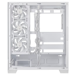 ASUS A31 Plus TG ARGB WHITE Midi Tower Balts