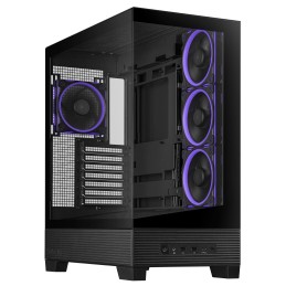 ASUS A31 Plus TG ARGB BLACK Midi Tower Melns
