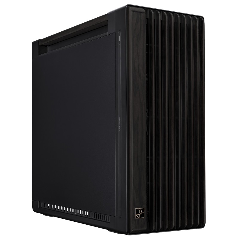 ASUS ProArt PA602 Wood Edition – Metal Panel Midi Tower Melns ASUS ProArt PA602 Wood Edition – Metal Panel Midi Tower Melns