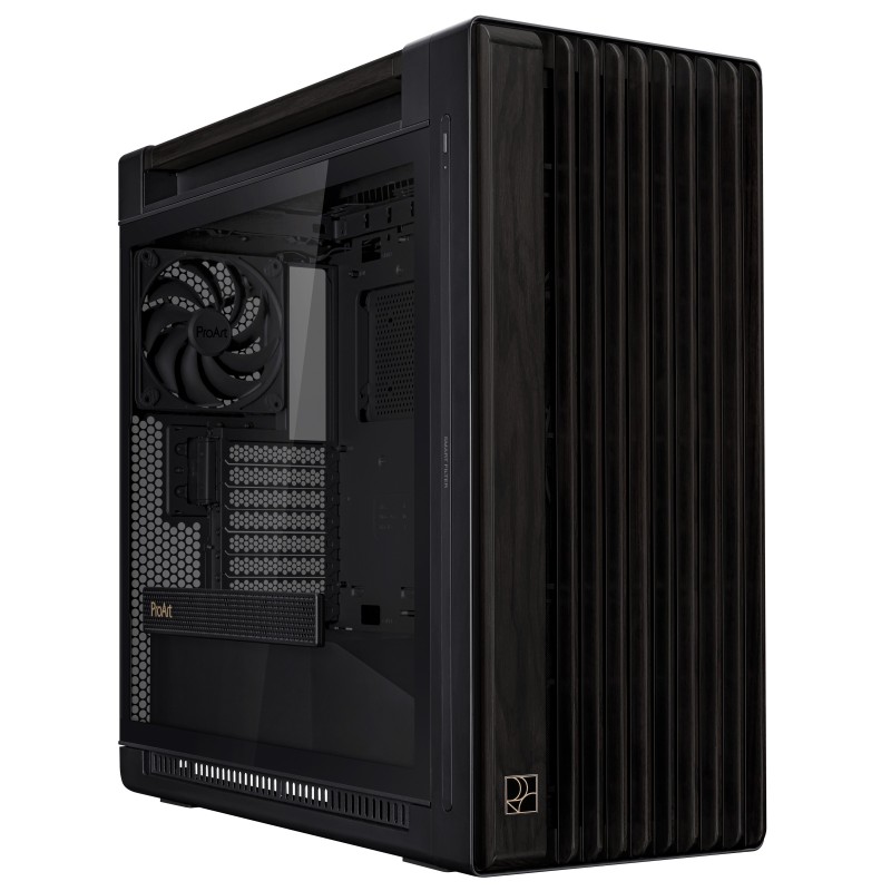 ASUS ProArt PA602 Wood Edition Midi Tower Melns