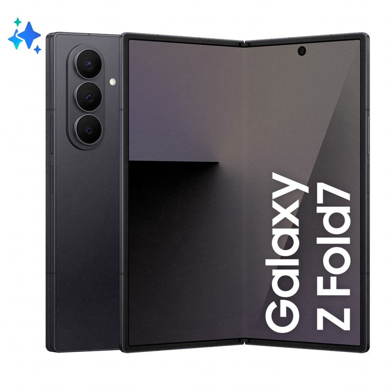Samsung Galaxy Z Fold7 20,3 cm (8") Android 16.0 5G 12 GB 512 GB 4400 mAh Melns Samsung Galaxy Z Fold7 20,3 cm (8") Android 16.0 5G 12 GB 512 GB 4400 mAh Melns