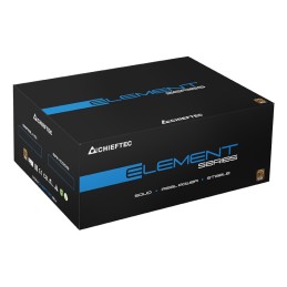 Chieftec ELP-700S barošanas avotu vienība 700 W 20+4 pin ATX PS 2 Melns