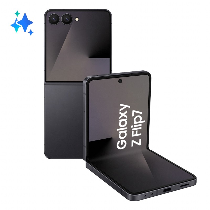 Samsung Galaxy Z Flip7 17,3 cm (6.8") 5G 12 GB 512 GB 4300 mAh Melns Samsung Galaxy Z Flip7 17,3 cm (6.8") 5G 12 GB 512 GB 4300 mAh Melns