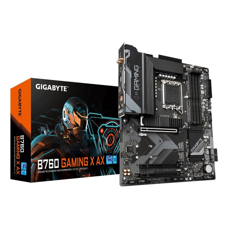 GIGABYTE B760 GAMING X AX mātes plate Intel B760 Express LGA 1700 ATX