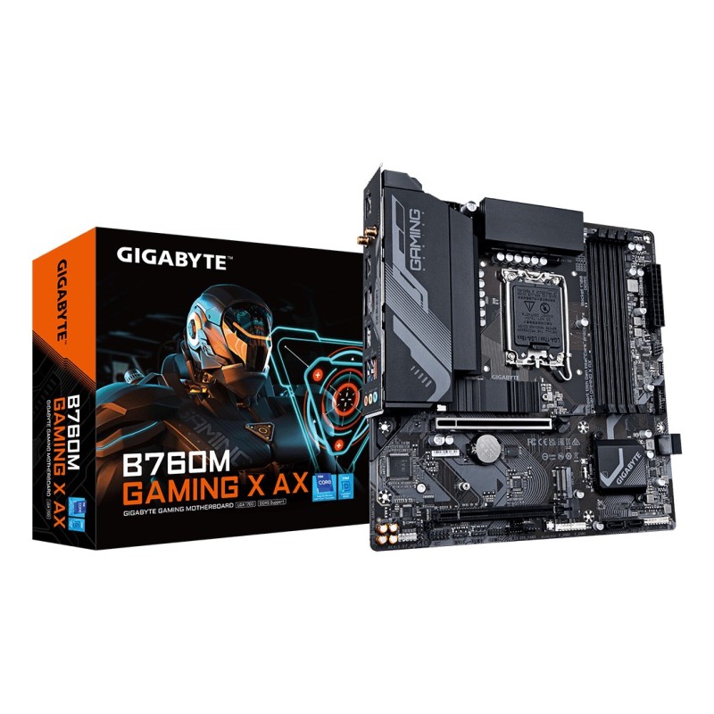 GIGABYTE B760M Gaming X AX Intel B760 Express LGA 1700 mikro ATX