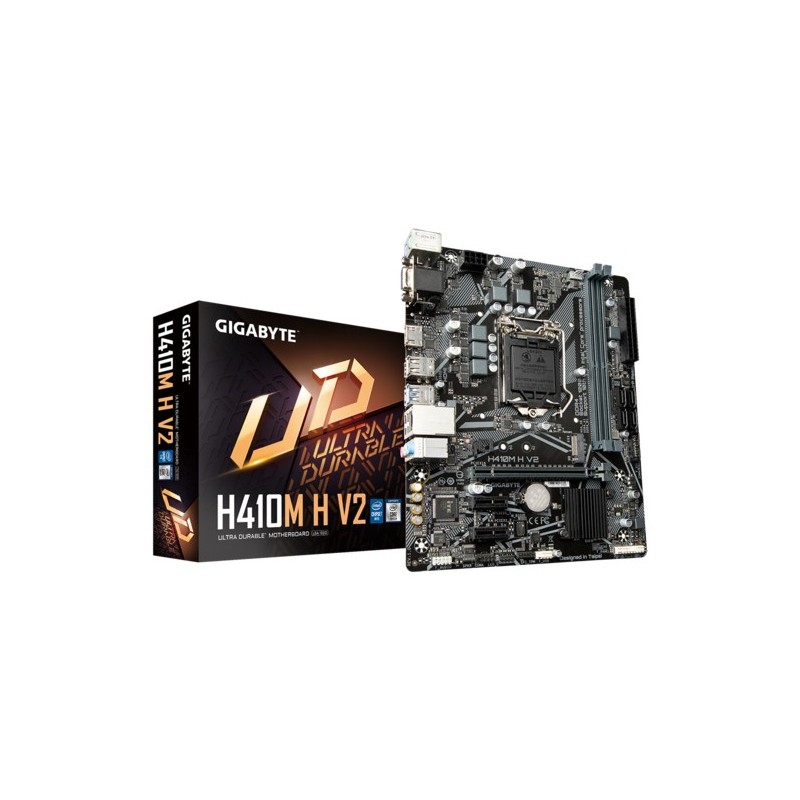 GIGABYTE H410M H V2 mātes plate Intel H410 LGA 1200 (Socket H5) mikro ATX GIGABYTE H410M H V2 mātes plate Intel H410 LGA 1200 (Socket H5) mikro ATX
