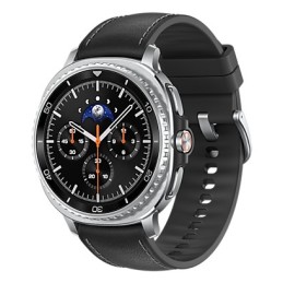 Samsung Galaxy Watch 8 Classic 3,3 cm (1.3") AMOLED 46 mm Digitāls 438 x 438 pikseļi Skārienjūtīgais ekrāns 4G Sudrabs Wi-Fi GPS