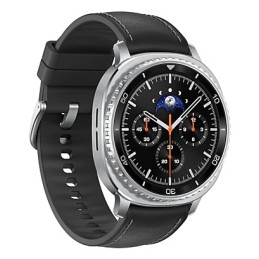 Samsung Galaxy Watch 8 Classic 3,3 cm (1.3") AMOLED 46 mm Digitāls 438 x 438 pikseļi Skārienjūtīgais ekrāns 4G Sudrabs Wi-Fi GPS