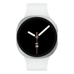 Samsung Galaxy Watch 8 3,81 cm (1.5") AMOLED 44 mm Digitāls 480 x 480 pikseļi Skārienjūtīgais ekrāns Sudrabs Wi-Fi GPS Samsung Galaxy Watch 8 3,81 cm (1.5") AMOLED 44 mm Digitāls 480 x 480 pikseļi Skārienjūtīgais ekrāns Sudrabs Wi-Fi GPS
