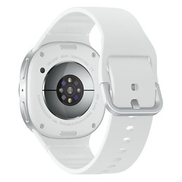 Samsung Galaxy Watch 8 3,3 cm (1.3") AMOLED 40 mm Digitāls 438 x 438 pikseļi Skārienjūtīgais ekrāns 4G Sudrabs Wi-Fi GPS